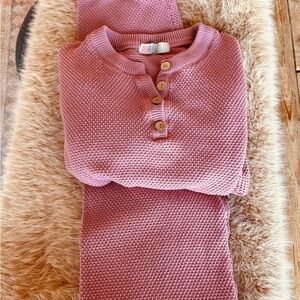 Free people dusty rose Hailee set